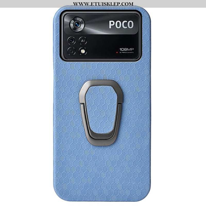 Etui do Poco X4 Pro 5G Tekstura Plastra Miodu Ze Wsparciem